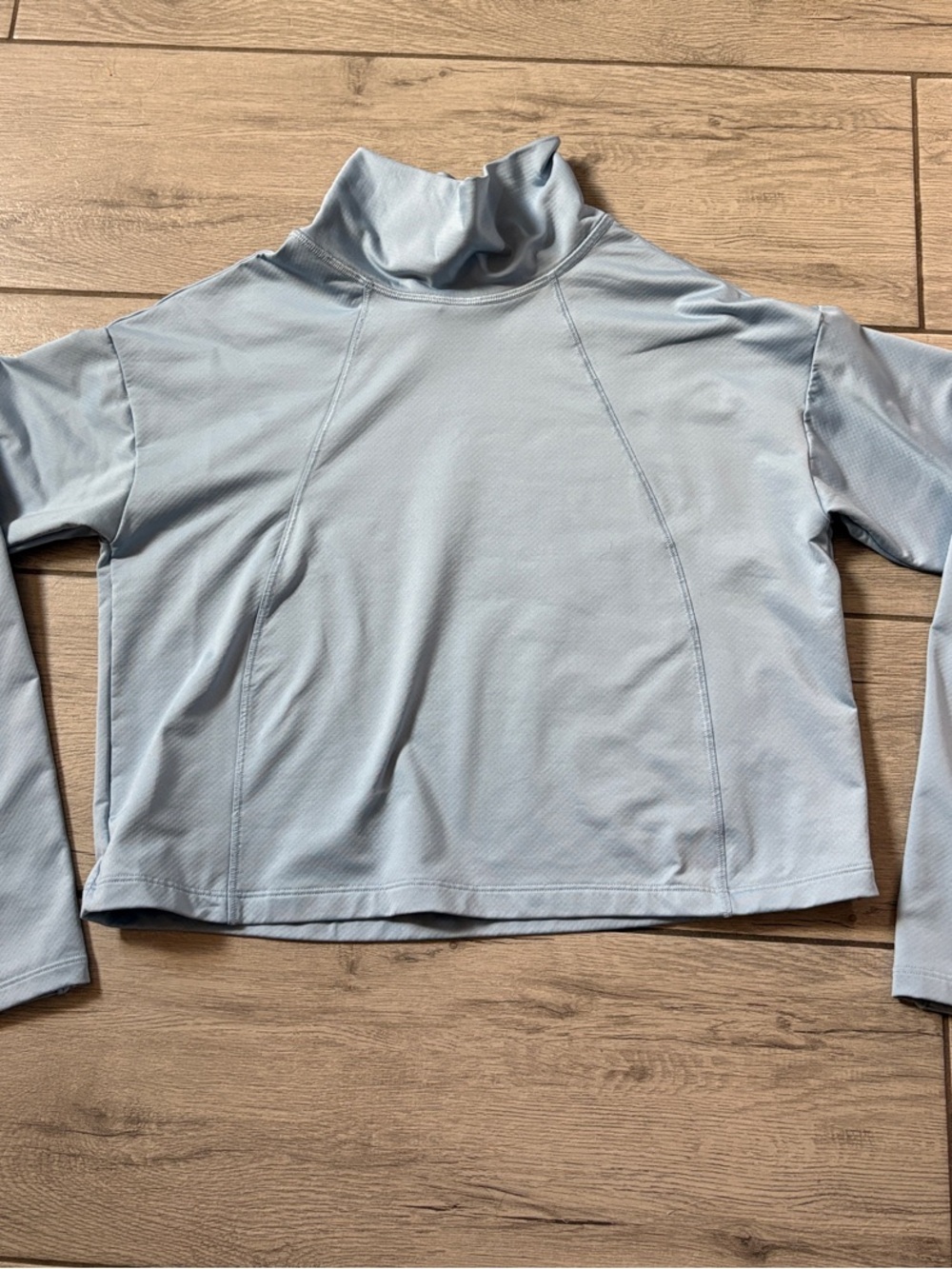 Athleta crop mock neck
